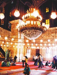 Interior of Alabaster Mosque