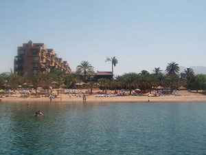 Aqaba beach in Jordan