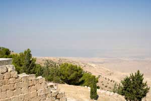 Mount Nebo view of Dead Sea