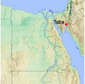 Taba location map