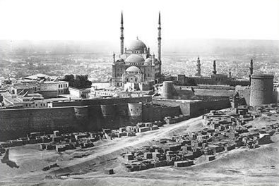 Early photograph showing the Citadel from the back