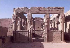 Hathor's Kiosk on the roof of her temple