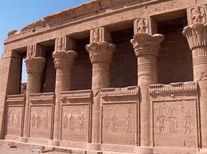 The Roman era Birth House at Dendera