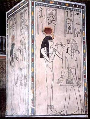 Column in tomb of Amenhotep II