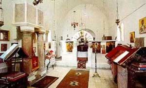 Interior of the Church of the Prophet Moses